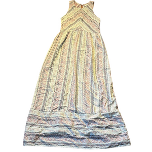 Bohemian Maxi Dress with Stripes and Patterns box 17